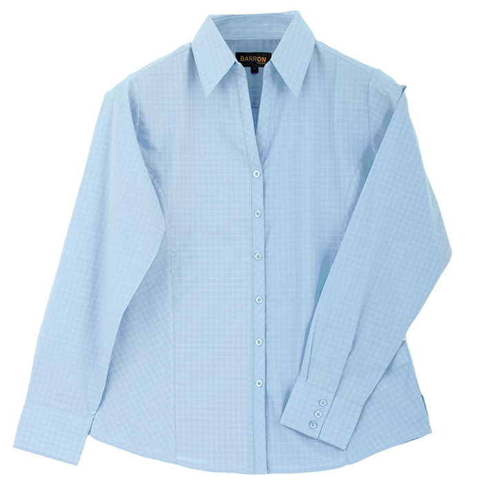 Pioneer Check Blouse Long Sleeve Ladies - Image 3