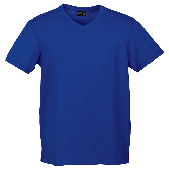 Slub V Neck T-Shirt Mens - Image 6