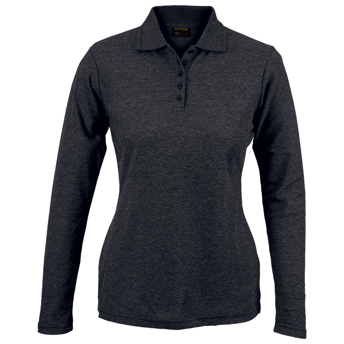 175g Pique Knit Long Sleeve Golfer Ladies - Image 10