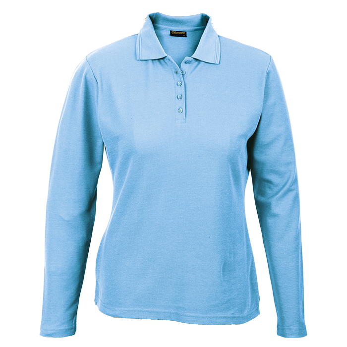 175g Pique Knit Long Sleeve Golfer Ladies - Image 9