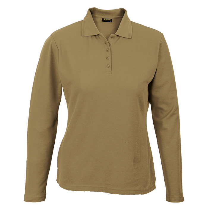 175g Pique Knit Long Sleeve Golfer Ladies - Image 6