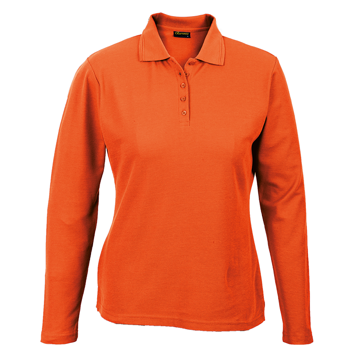 175g Pique Knit Long Sleeve Golfer Ladies - Image 7