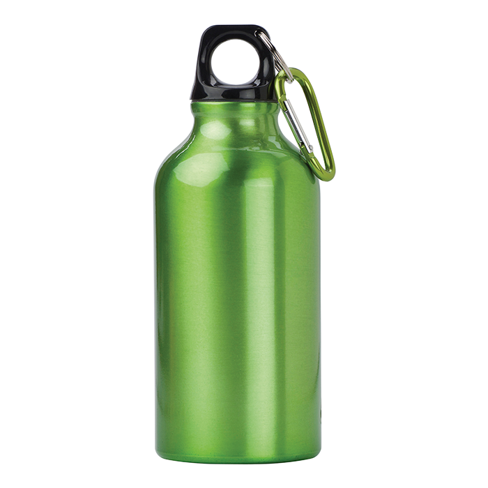 BW7552 - 400ml Aluminium Water Bottle with Carabiner Clip - Image 4