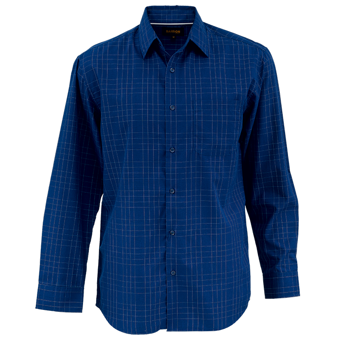 Hamilton Check Lounge Long Sleeve Mens - Image 3