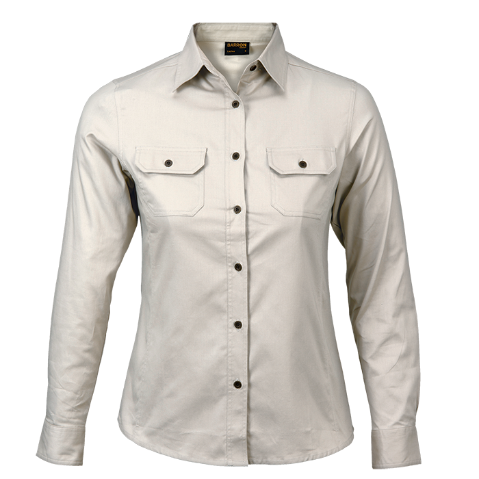 Bush Shirt Long Sleeve Ladies - Image 2